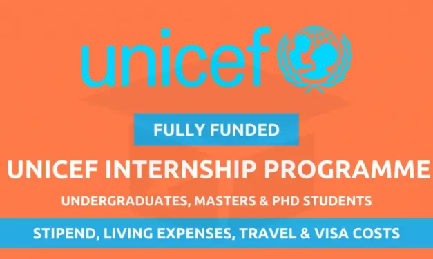 UNICEF Internship Programme 2024 – Fully Funded Internships