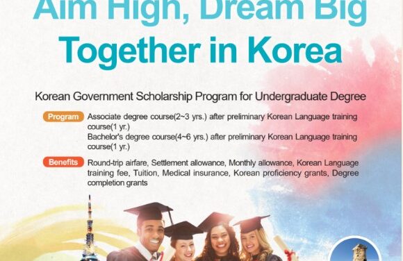 Global Korea Scholarship For Undergraduate/Bachelors Degrees 2023(Fully-funded)