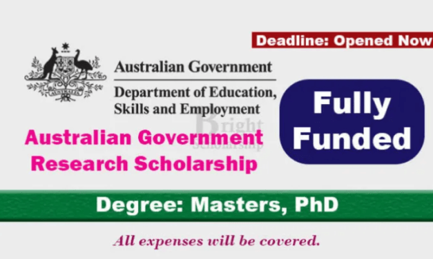 Australian Government Research Scholarship for Students 2024-25 (Fully-funded)