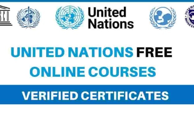 10 Free United Nations Online Courses with Certificates | UN Courses 2023-24