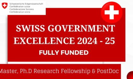 Swiss Government Excellence Scholarships for International Students (Fully-funded)