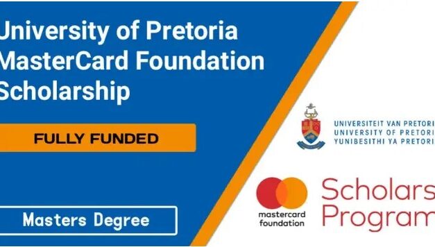 Mastercard Foundation Scholarship at University of Pretoria(Fully-funded)