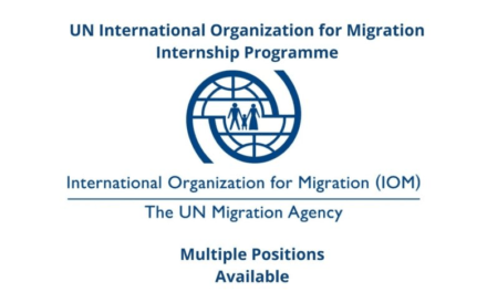 IOM – United Nations Migration is offering several paid  internships(Fully-funded)