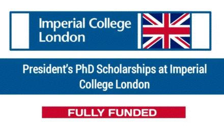 President’s Scholarship 2023-24 at The Imperial College London(Fully-funded)