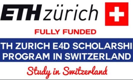 ETH4D Scholarships to Study in Switzerland(Fully-funded)