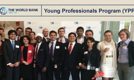 Young Professionals Program (World Bank YPP – Fully funded )