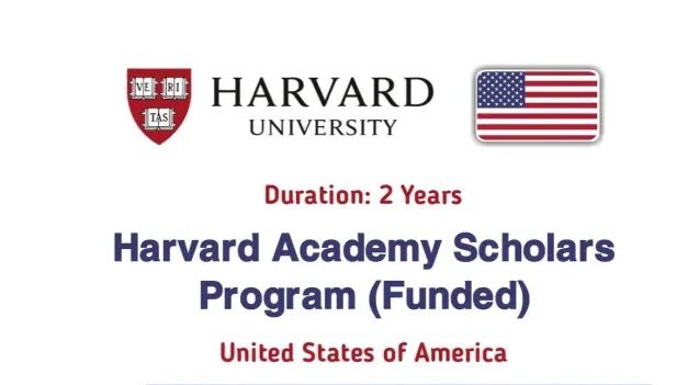 Harvard Academy Scholars Program 2023, USA (Fully-funded)