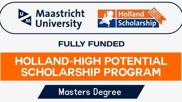 Maastricht University NL-High Potential Scholarship 2024 (Fully-funded Studies in the Netherlands)