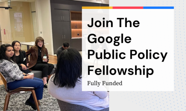 Google Public Policy Fellowship (Fully Funded)