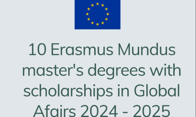 Fully Funded Master’s Programs in fields like human rights, cooperation, security, education, social justice, and the environment: APPLY NOW!!
