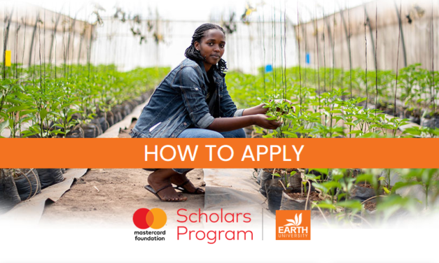 Earth University’s MasterCard Foundation Scholarships to Empower Tomorrow’s Sustainability Leaders(Fully-funded)