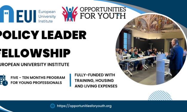 Become a Policy Leader Fellow at the Florence School of Transnational Governance(Fully-funded)