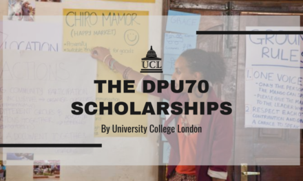 DPU70 Scholarships by The University College London(Fully-funded)