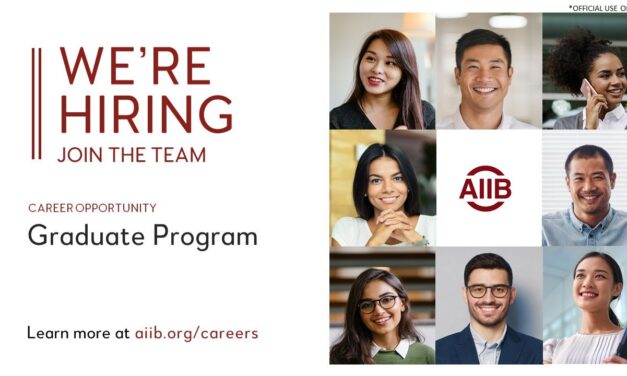 The 2024  Asian Infrastructure Investment Bank (AIIB) Young Talent Programs Now Accepting Applications!