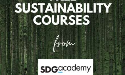20 FREE Sustainability courses from SDG Academy