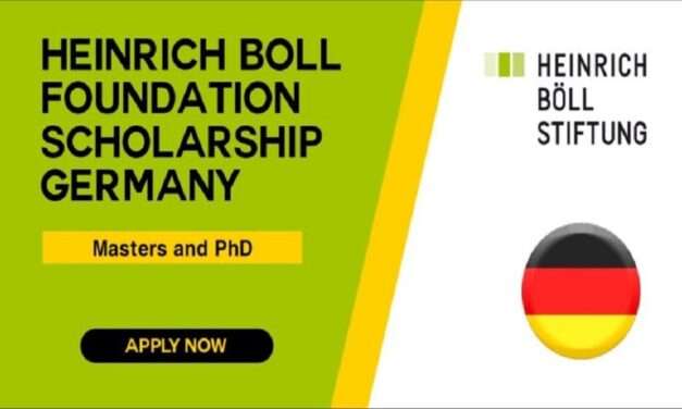 Heinrich Böll Foundation Student Scholarship: Nurturing Tomorrow’s Green Leaders (Fully-funded)