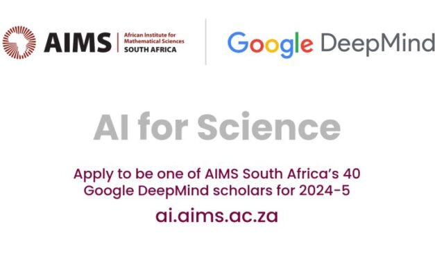 The AI for Science Master’s program at AIMS South Africa in partnership with Google DeepMind