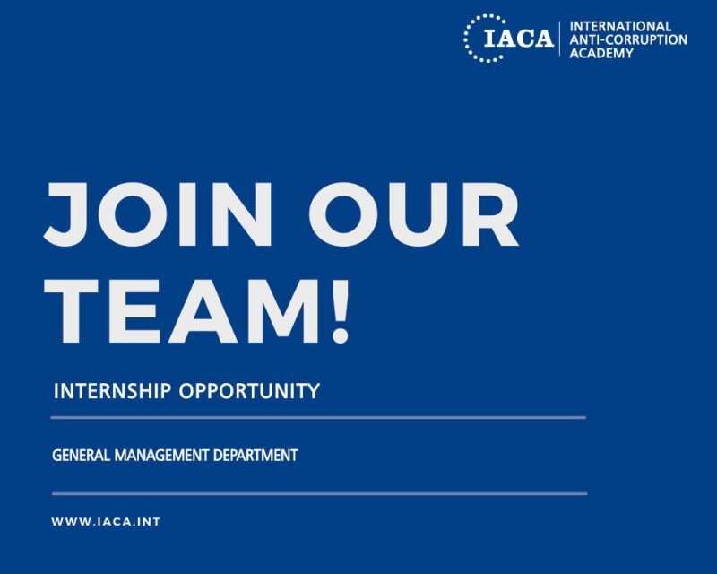 Unlock Your Potential: Internship Opportunities at the International Anti-Corruption Academy