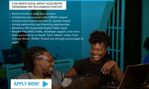 UNICEF StartUp Lab: Accelerating Technology-driven Social Impact Startups in Ghana