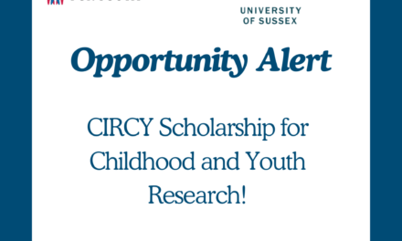 Fully-funded PhD Scholarship for Childhood and Youth Research at University of Sussex, UK