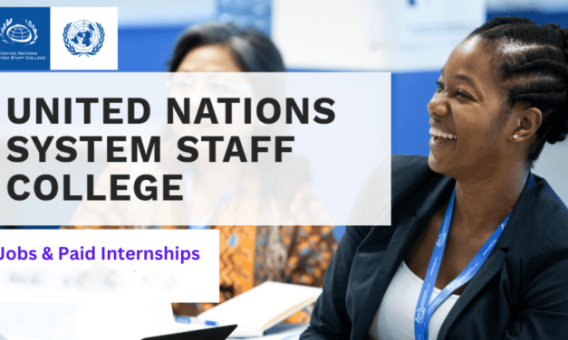 PAID Jobs and Internship Opportunities at the United Nations System Staff College, Italy(Open to all nationalities)