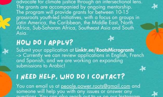 Roots Launches Micro-grants Program to Support Climate Justice Initiatives in the Global South: Apply Now for grants of up to $10,000 USD