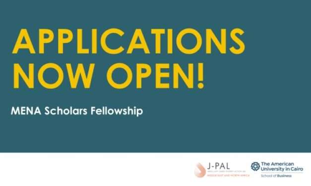 Apply for the J-PAL MENA Scholars Fellowship(Fully-funded)