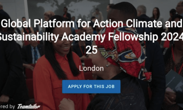 Global Platform for Action Climate and Sustainability Academy Fellowship 2024-25(Fully-funded to London, UK and open to all nationalities)