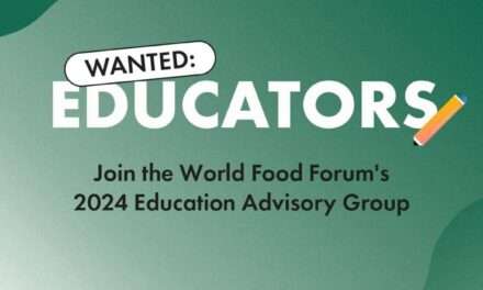Apply to Join the World Food Forum (WFF) Education Track Advisory Group(Open to all nationalities)