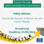 Exciting Opportunity: Join the Council of Europe as a Policy Advisor!