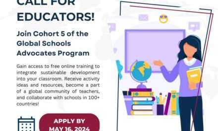 Join the Global Schools Advocates Program and Create a More Sustainable World in Your Classroom