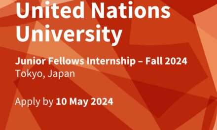Become a Junior Fellow Intern at United Nations University (Paid Internship, Open to all nationalities)