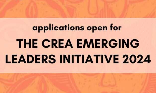 Applications are open for the CREA Emerging Leaders Initiative 2024(Fully-funded)