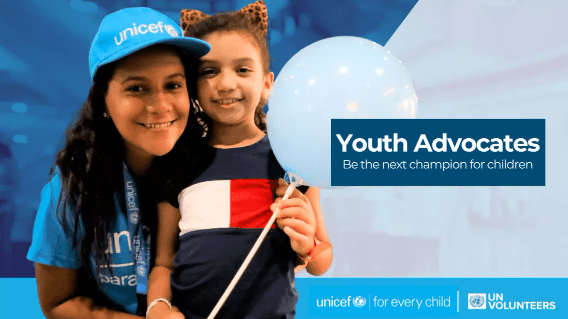 UNICEF Youth Advocates Programme: applications now open(Fully-funded and open to several nationalities)