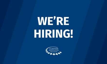 19+ Job Opportunities at the Clinton Health Access Initiative, Inc.! Apply Now