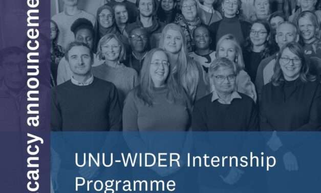 UNU-WIDER Internship Programme in Finland(Paid Internship Open to all nationalities)