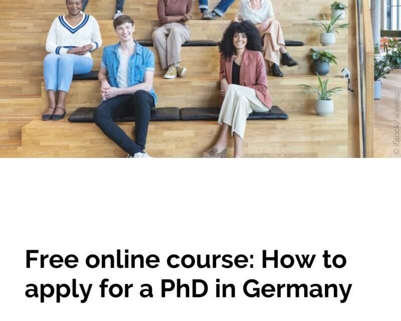 Applying for a PhD in Germany?: Free Online Course to Support Your Journey