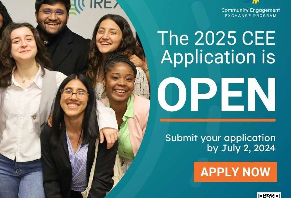 The 2025 Community Engagement Exchange (CEE) Program application is open(Fully-funded)