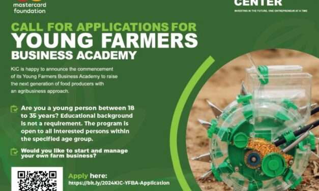 2024 Kosmos Innovation Centre (KIC) Young Farmer Business Academy (YFBA) [For Ghanaian residents]