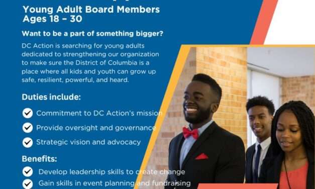 Opportunity for Young Adults: Join DC Action’s Board of Directors