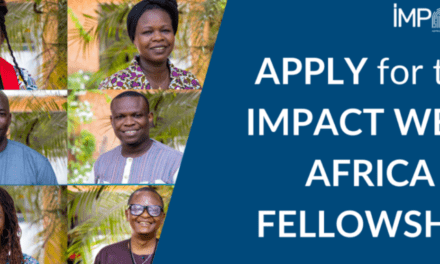 IMPACT WEST AFRICA FELLOWSHIP [Fully Sponsored Opportunity by The Aspen Global Innovators Group and Niyel]