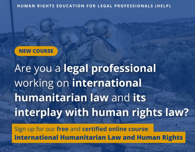 International Humanitarian Law and Human Rights [Free Online Course]