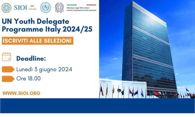 Calling Italians: Apply to Join the United Nations Youth Delegate Program 2024/2025(Fully-funded)