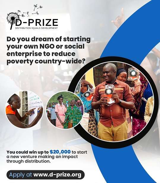 D-Prize Challenge 2024: Empowering Social Entrepreneurs worldwide with a $20,000 Grant