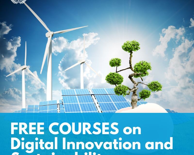 FREE courses on Digital Innovation and Sustainability