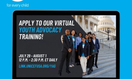 UNICEF Youth Advocacy Training Application – July 2024(Free and stipend available)