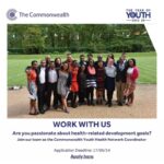 Vacancy for Coordinator of the  Commonwealth Youth Health Network (CYHN)