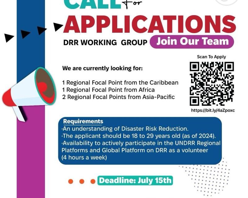 Call for applications: Regional Focal Points for the Major Group for Children and Youth (MGCY)