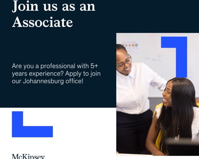 Join McKinsey & Company in Johannesburg: Opportunities for Impactful Careers
