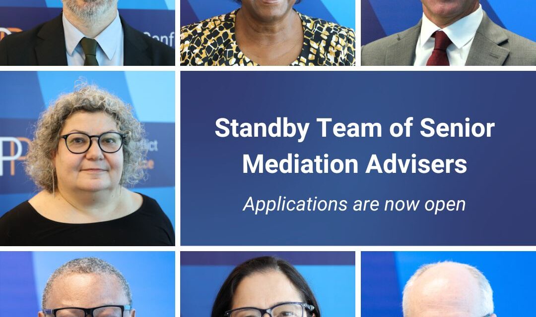 UNOPS Opportunity: Senior Mediation Adviser, Multiple Positions
